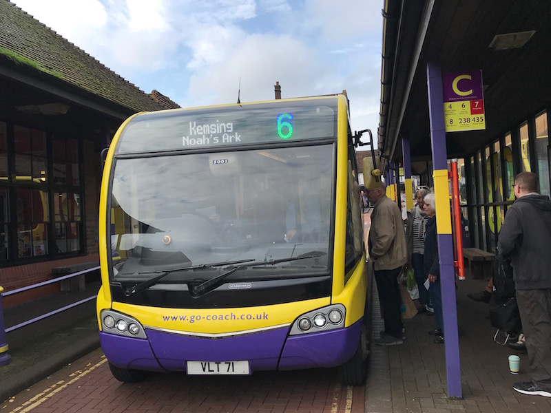 Go Go Coach Bus Go-Coach trailblazing in Sevenoaks – BusAndTrainUser