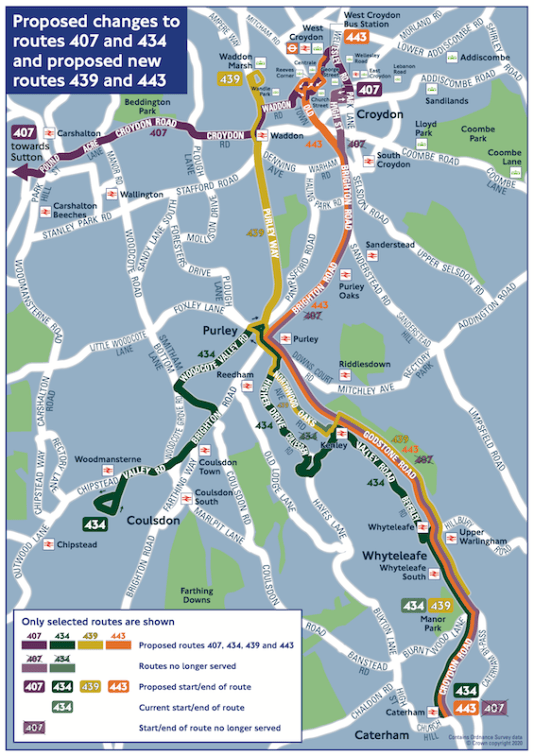 Bus changes for Croydon and Sutton – BusAndTrainUser